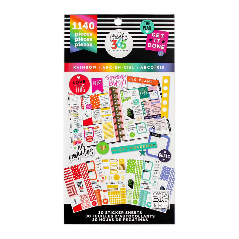 Rainbow - Value Pack Stickers