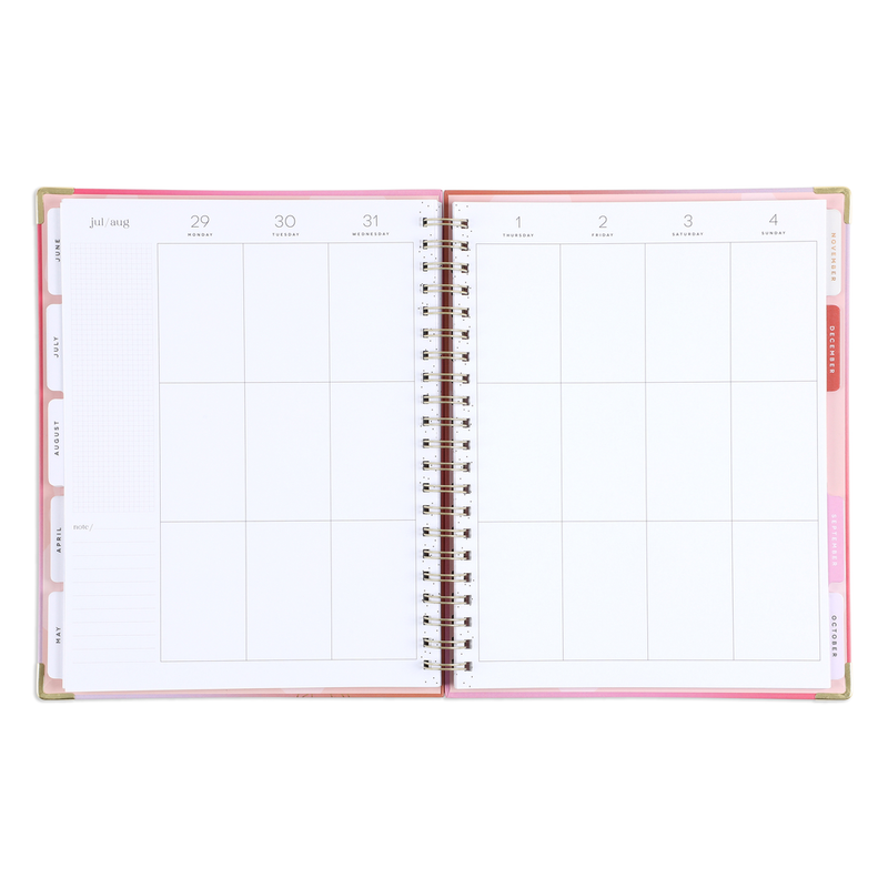 2024 Butterfly Bliss Twin Loop Happy Planner - Big Vertical Layout - 12 Months