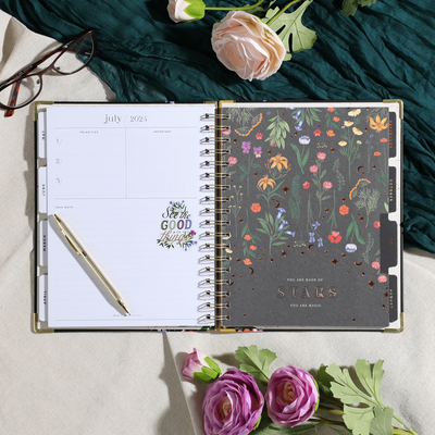 2024 Grounded Magic Twin Loop Happy Planner - Classic Vertical Layout - 12 Months