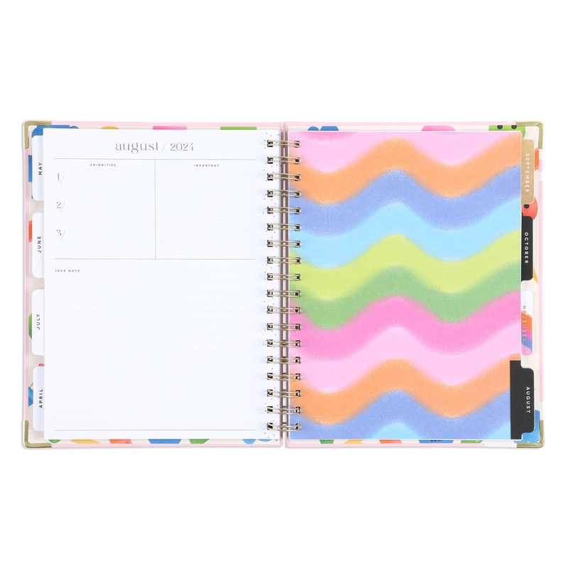 2024 Take Care of You Twin Loop Happy Planner - Classic Horizontal Layout - 12 Months