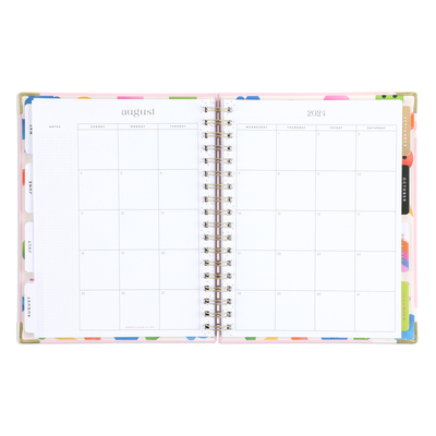 2024 Take Care of You Twin Loop Happy Planner - Classic Horizontal Layout - 12 Months