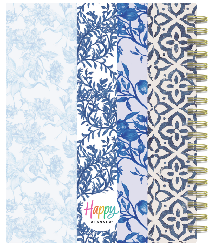 2024 Shibori Twin Loop Happy Planner - Classic Vertical Layout - 18 Months