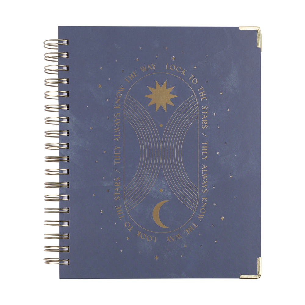 2024 Sophisticated Stargazer Twin Loop Happy Planner - Classic Horizon