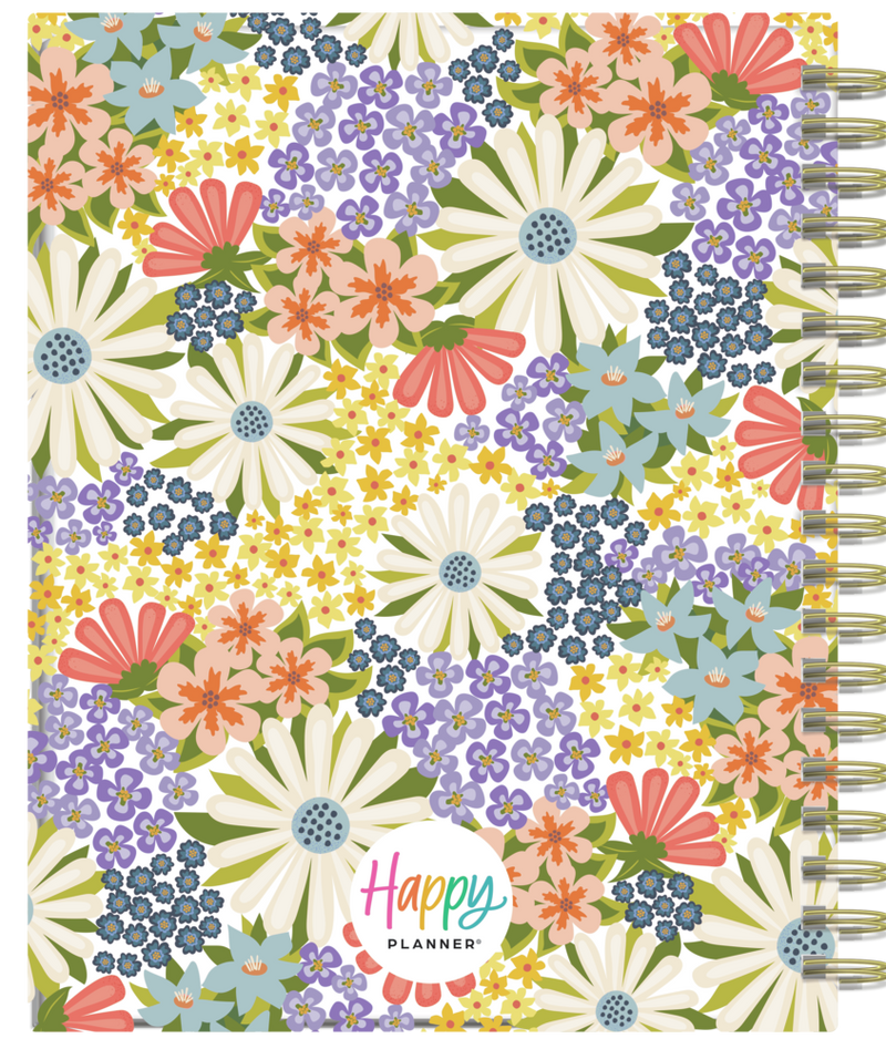 2024 Spring Market Twin Loop Happy Planner - Classic Dashboard Layout - 18 Months