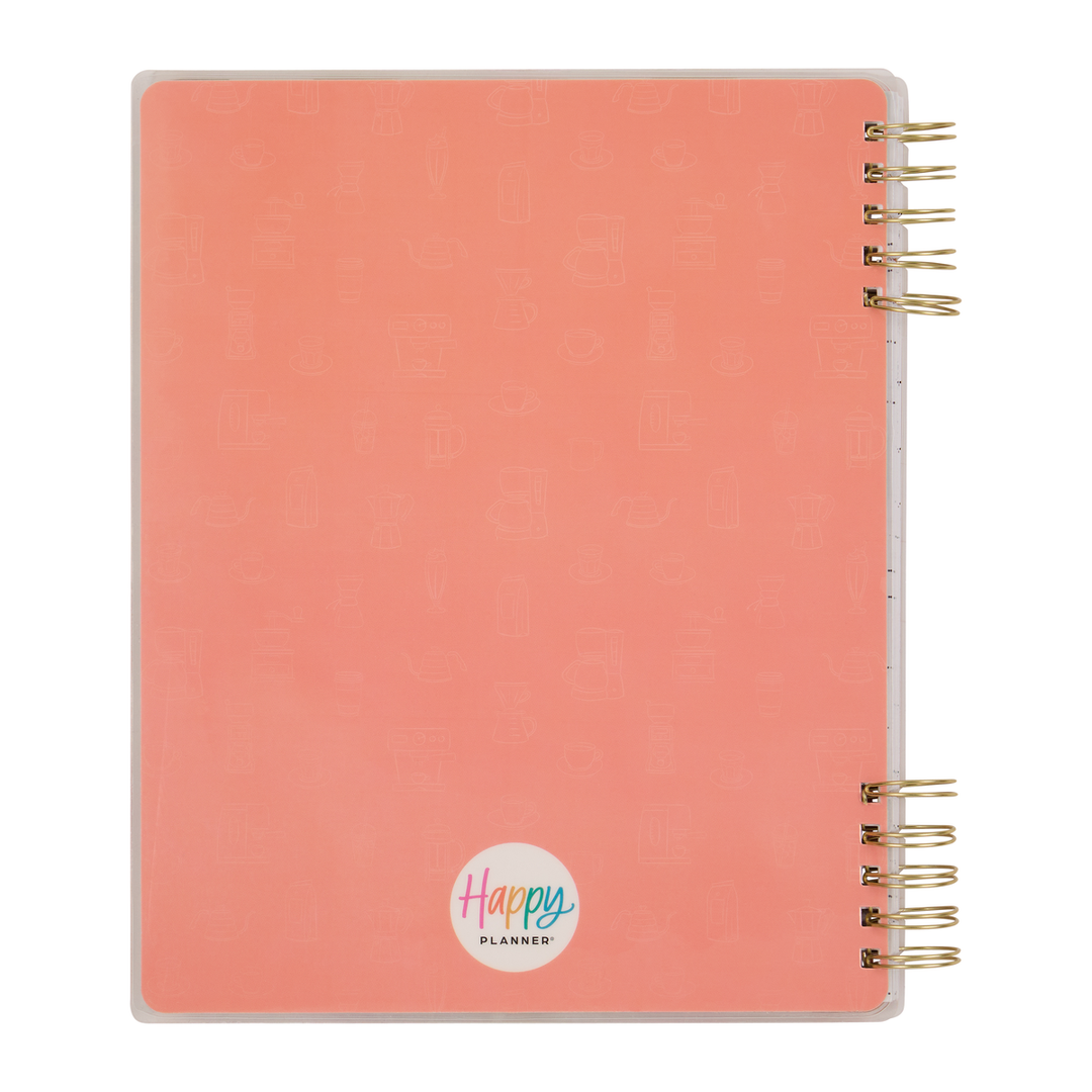 2025–2026 Cafécore Customizable Spiral Planner - Big Dashboard