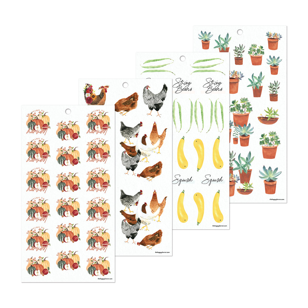 Value Pack Stickers - Garden Florals – Happy Planner