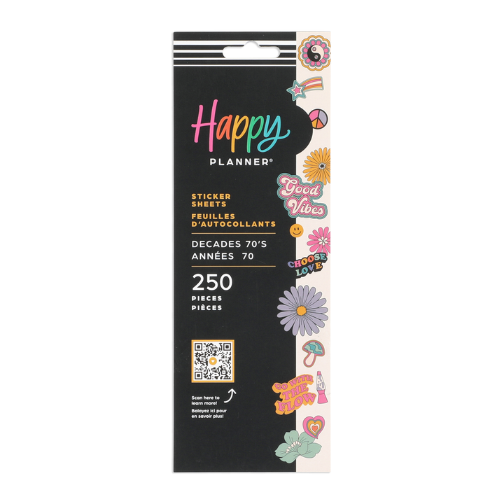 Decades 70s - 8 Sticker Sheets – Happy Planner