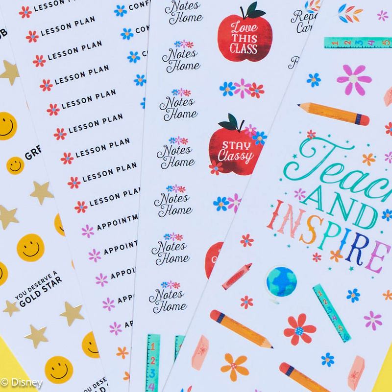 Classroom Brights Teacher - 8 Sticker Sheets – Happy Planner