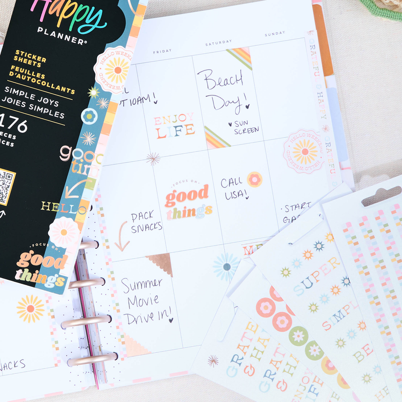 Simple Joys - 8 Sticker Sheets