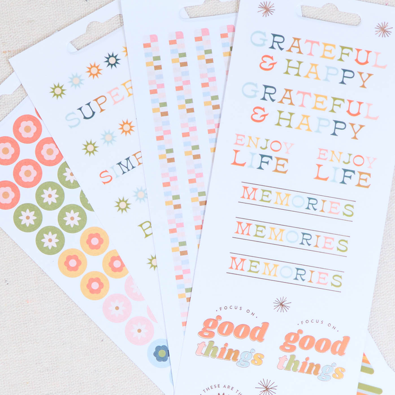 Simple Joys - 8 Sticker Sheets