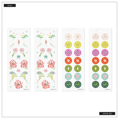 Lush Linens - 8 Sticker Sheets