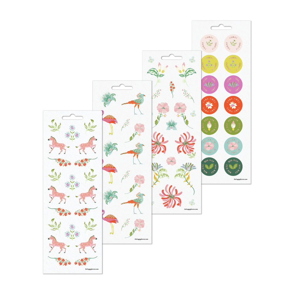 Lush Linens - 8 Sticker Sheets – Happy Planner
