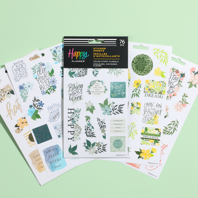 Floral Color Story - 5 Sticker Sheets