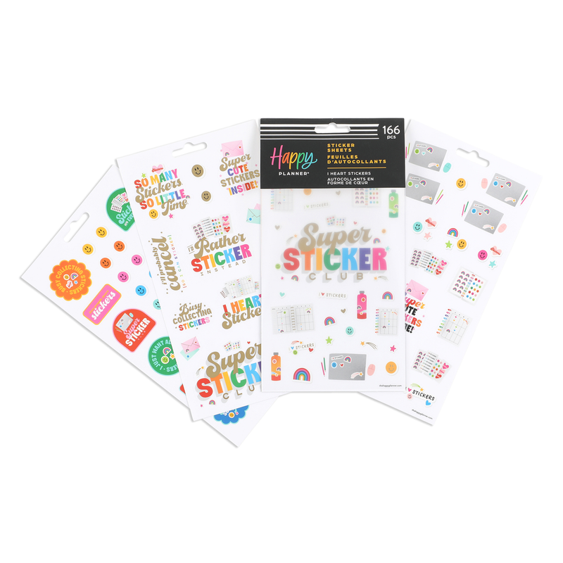 I Heart R Sticker I Heart Stickers - 5 Sticker Sheets – Happy Planner