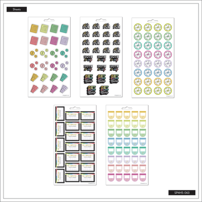 Bright Budget - 5 Sticker Sheets
