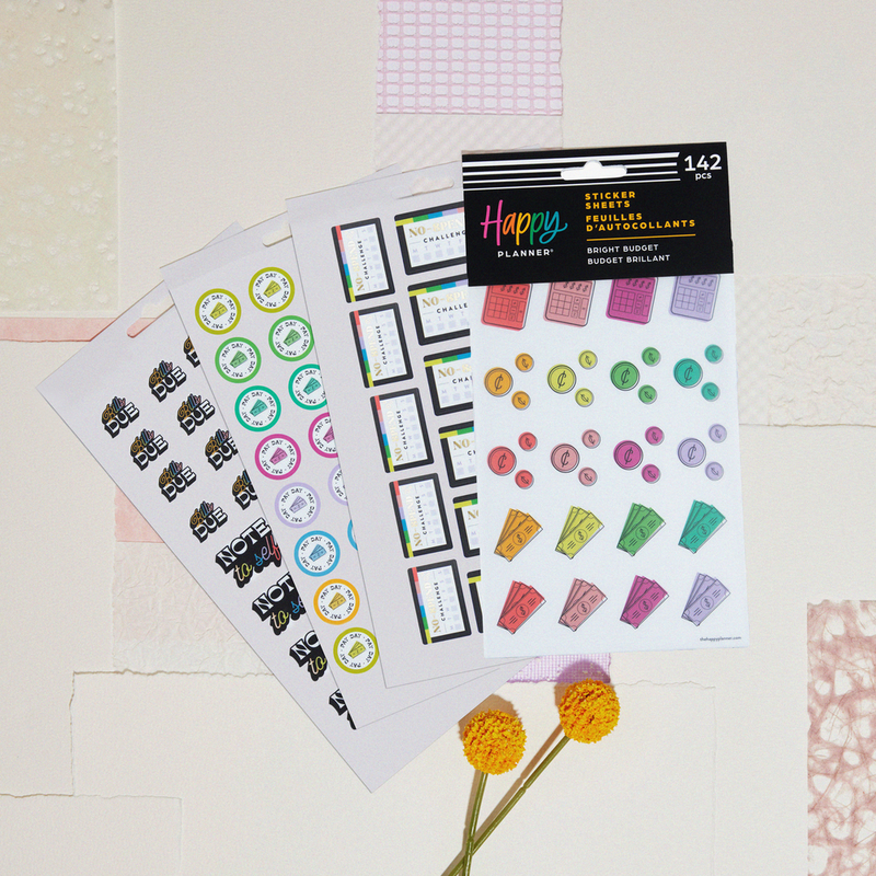 Bright Budget - 5 Sticker Sheets