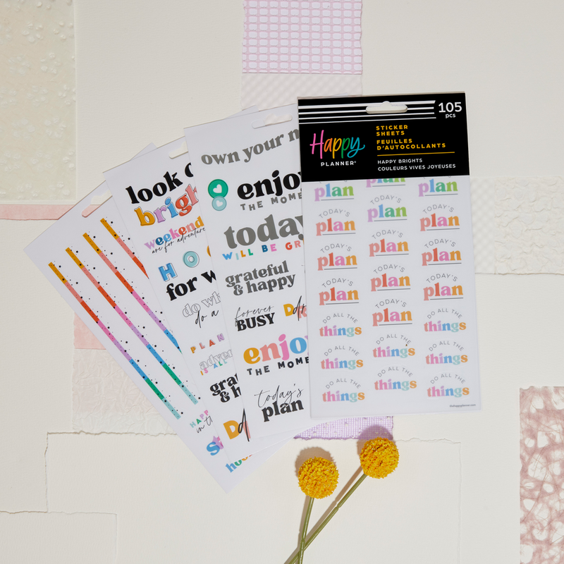 Happy Brights - 5 Sticker Sheets