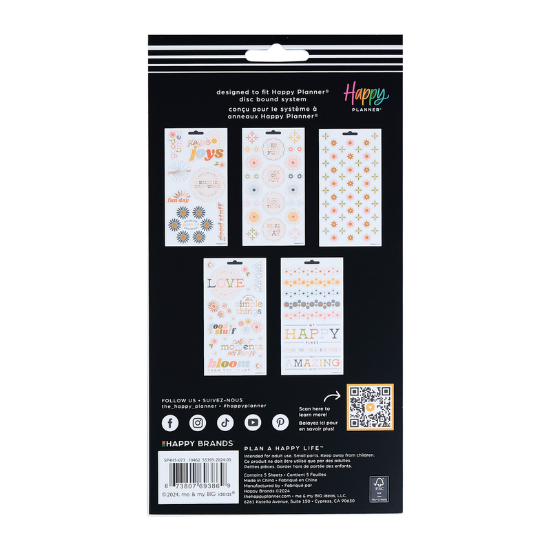 Simple Joys - 5 Sticker Sheets