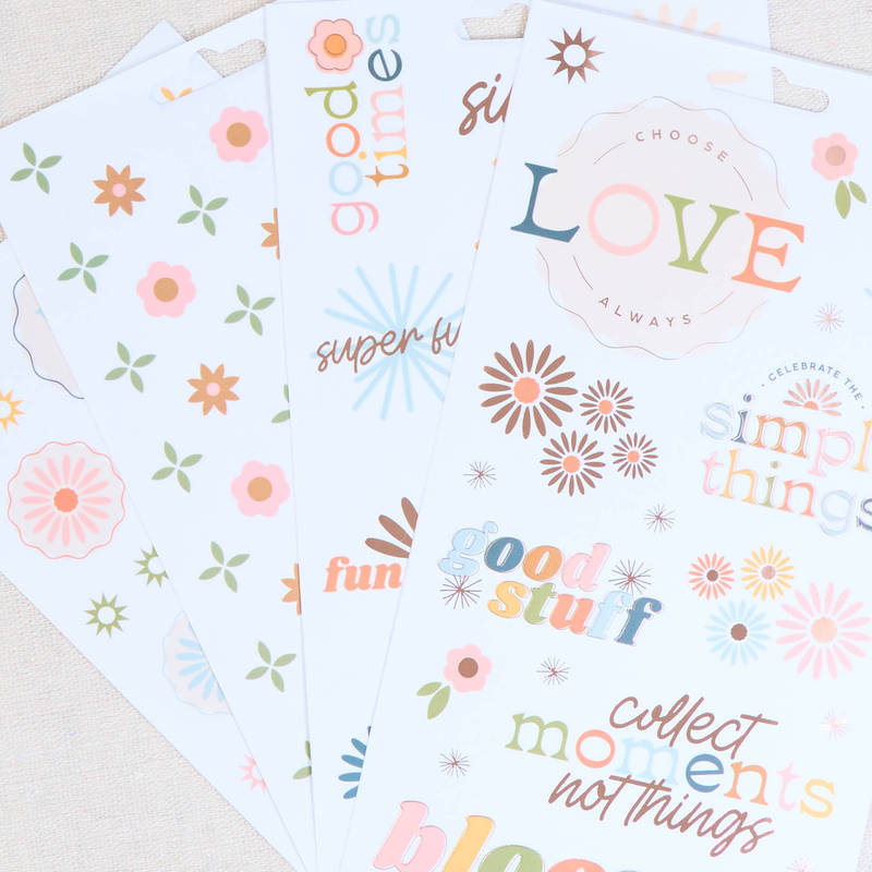 Simple Joys - 5 Sticker Sheets