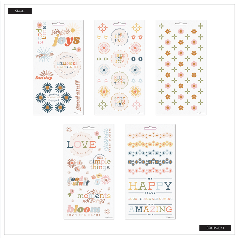 Simple Joys - 5 Sticker Sheets