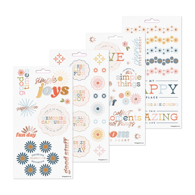 Simple Joys - 5 Sticker Sheets