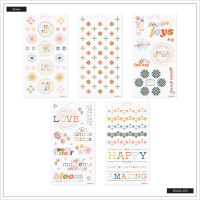 Simple Joys - 5 Sticker Sheets