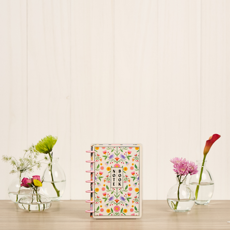 Bloom Notebook Bloom & Glow - Dot Grid Mini Notebook - 60 Sheets – Happy Planner