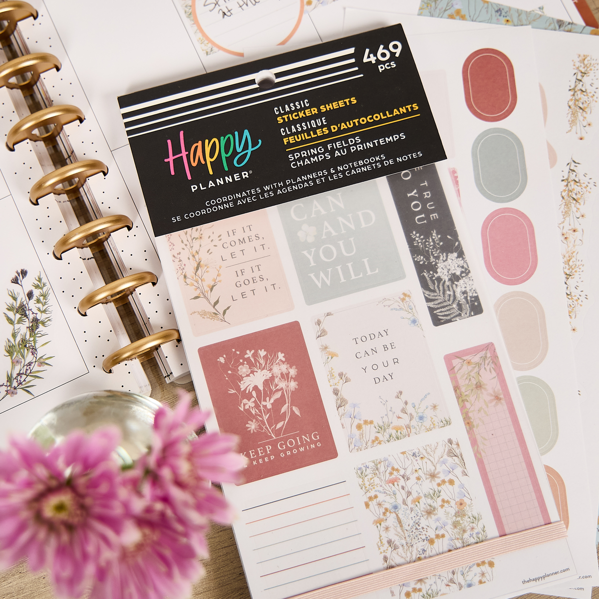 Spring Fields - Value Pack Stickers – Happy Planner