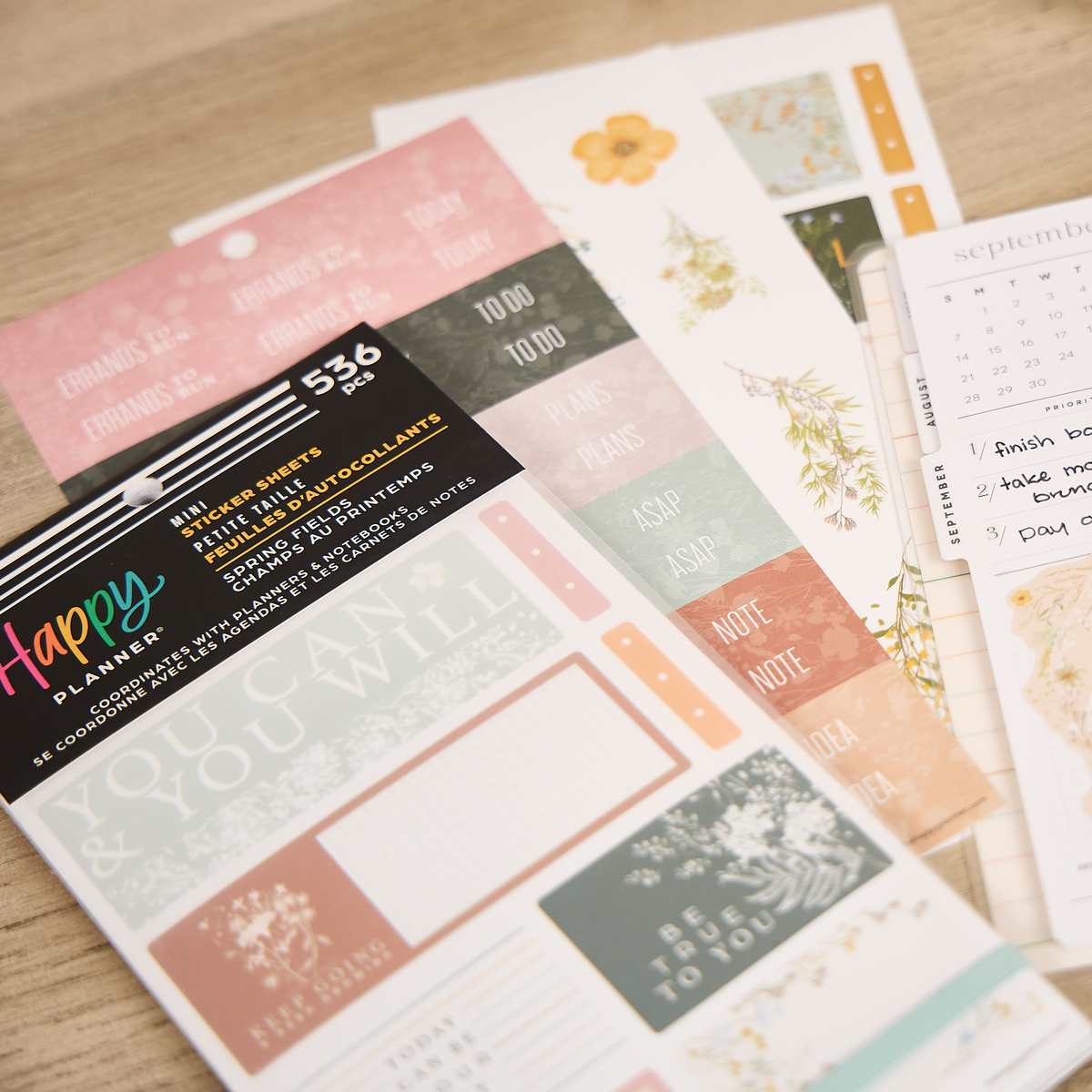 Spring Fields - Value Pack Sticker - Mini – Happy Planner