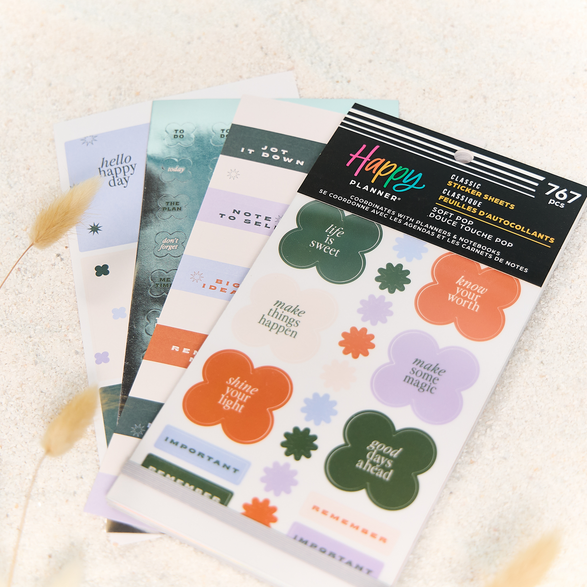 Soft Pop - Value Pack Stickers – Happy Planner