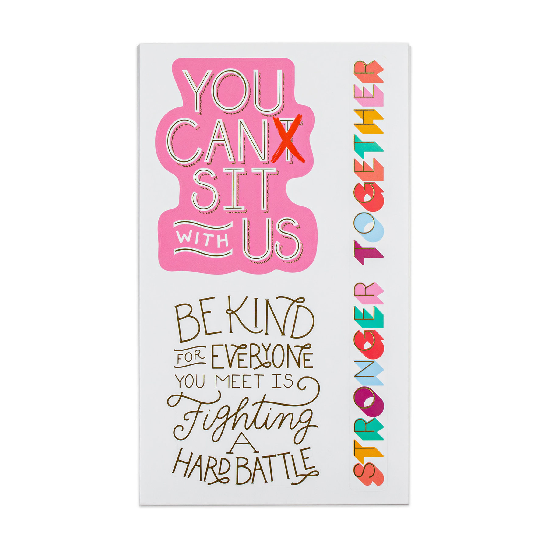 Getting Strong Stickers Stronger Together - 8 Sticker Sheets – Happy Planner