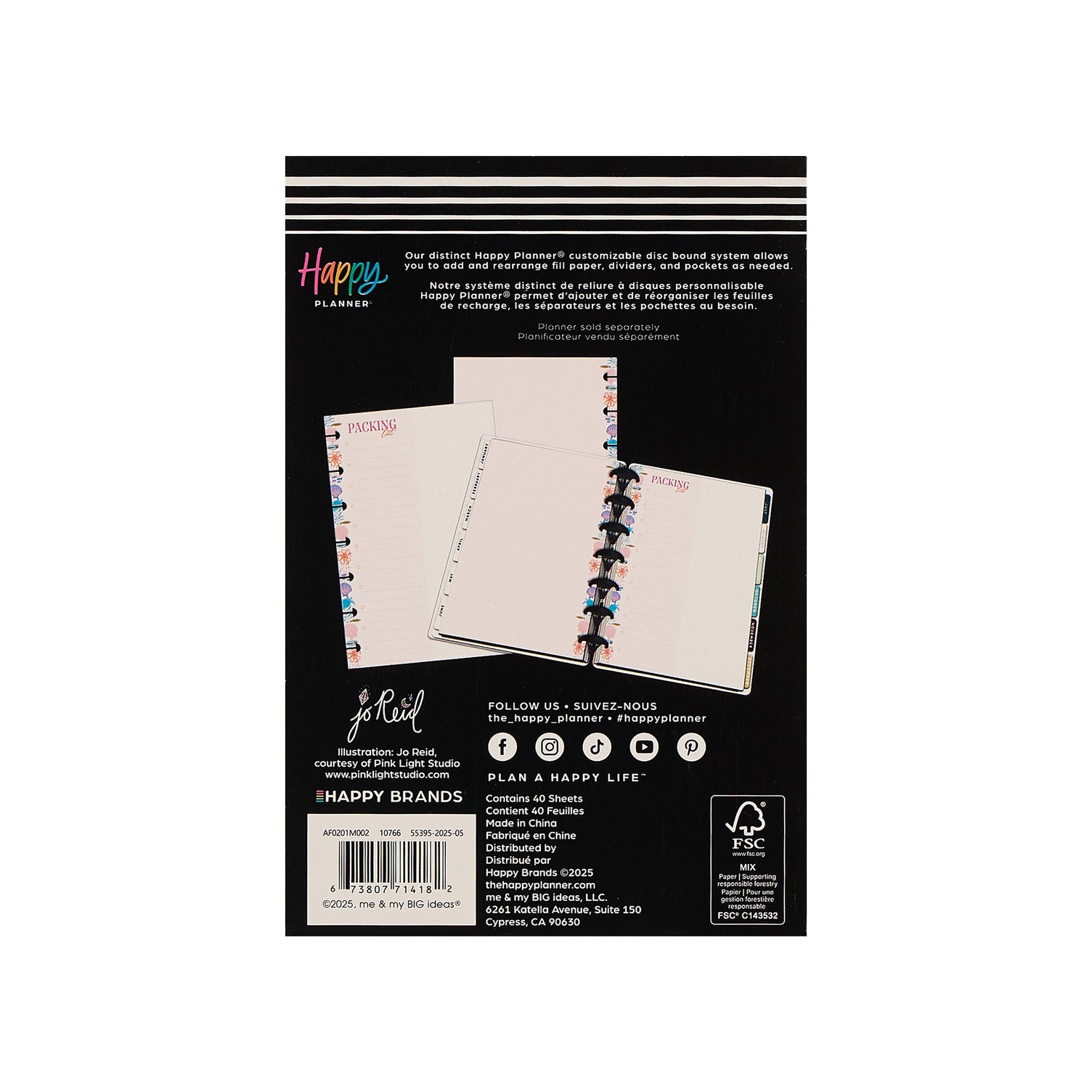 Grid List Sheet Packing List - Checklist + Dot Grid Mini Filler Paper - 40 Sheets ...