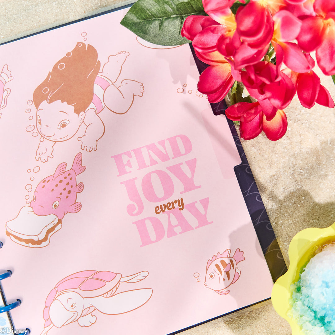 Disney Lilo & Stitch Make Waves - Dotted Lined Big Notebook - 60 Sheets