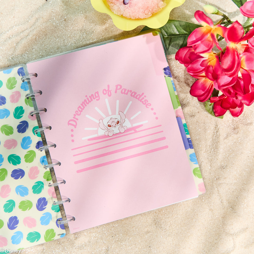 Disney Lilo & Stitch Make Waves - Dotted Lined Classic Notebook - 60 Sheets