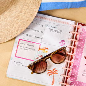 Undated Disney Lilo & Stitch Make Waves Customizable Planner - Classic Vertical Layout - 12 Months