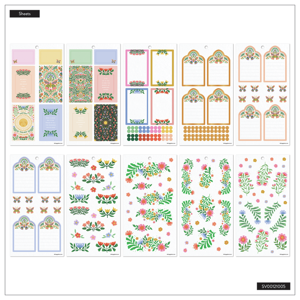 Golden Meadow - Value Pack Stickers - Big – Happy Planner
