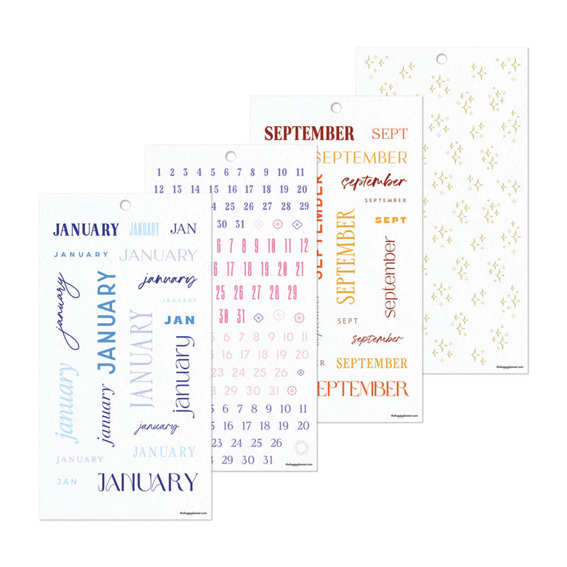 Colorful Months - Value Pack Stickers