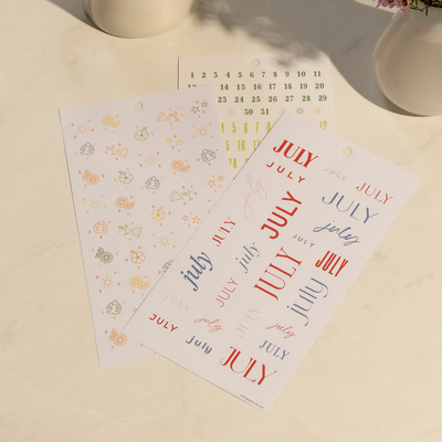 Colorful Months - Value Pack Stickers