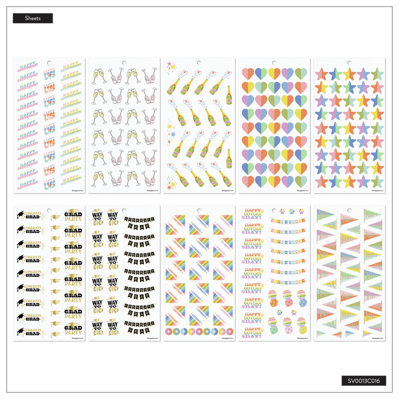 Celebrations - Value Pack Stickers