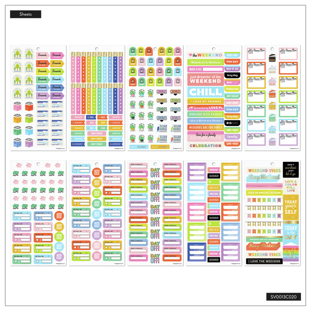 In Plan Sticker Everyday Plans - Value Pack Stickers – Happy Planner