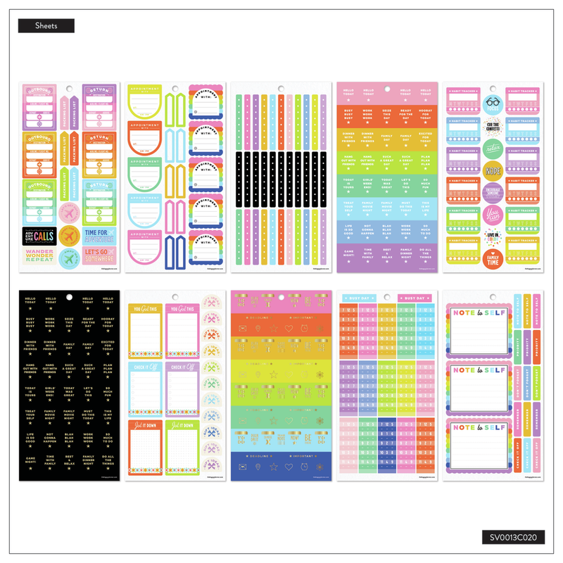 Bon Plan Sticker Everyday Plans - Value Pack Stickers – Happy Planner