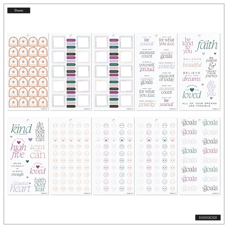 Reflect & Grow Journaling Companion - Value Pack Stickers