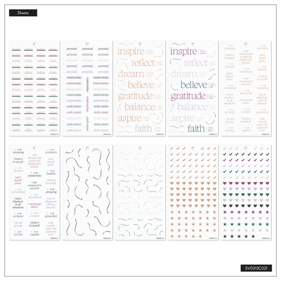 Reflect & Grow Journaling Companion - Value Pack Stickers