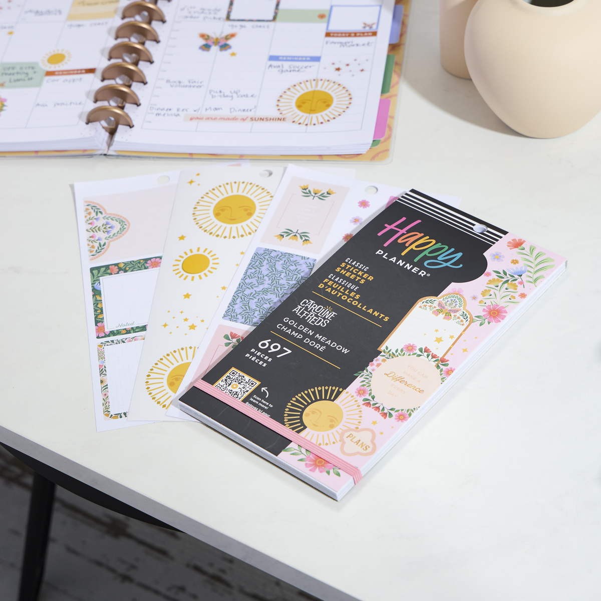 Golden Meadow - Value Pack Stickers – Happy Planner