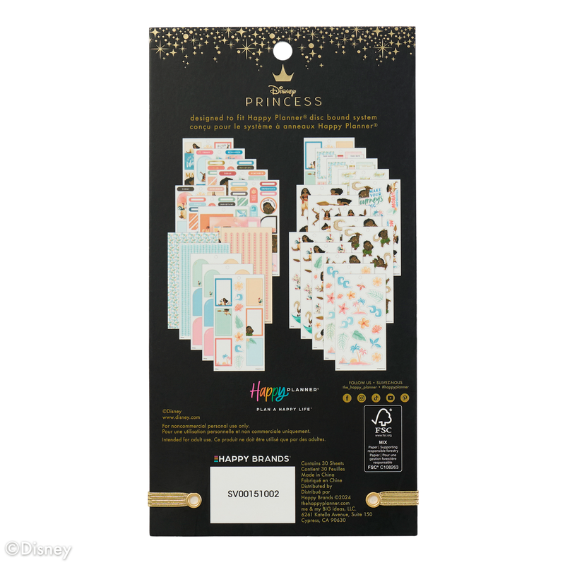 Disney Moana - Value Pack Stickers – Happy Planner