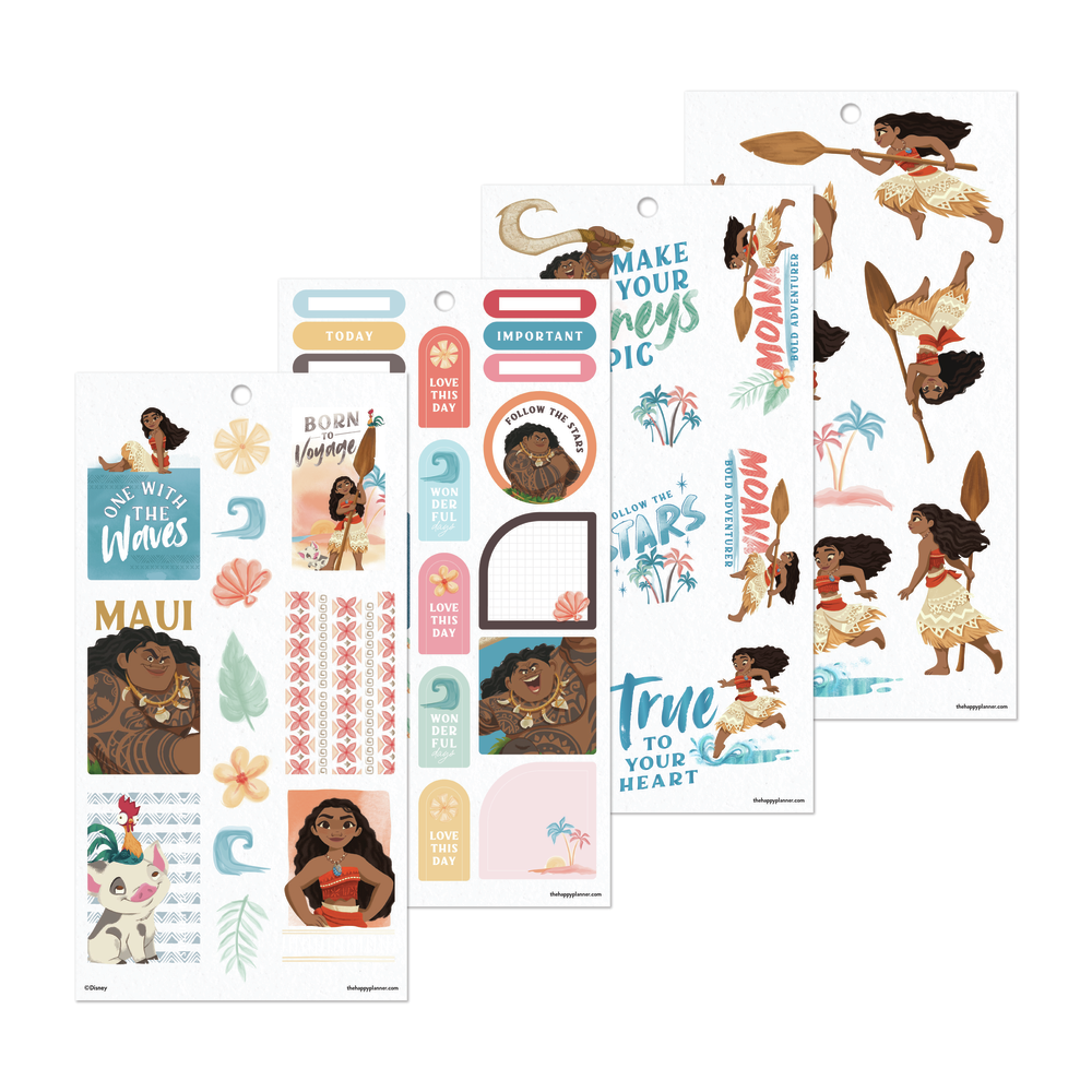 Disney Moana - Value Pack Stickers – Happy Planner