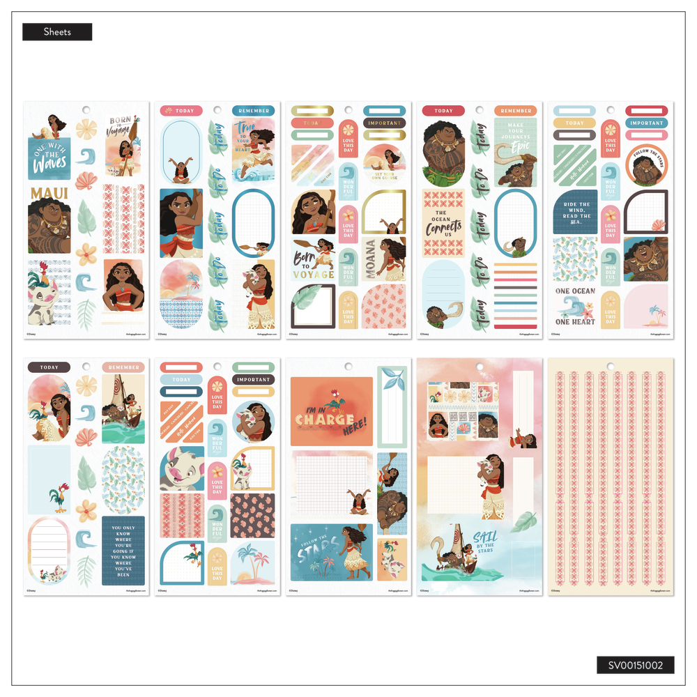 Disney Moana - Value Pack Stickers – Happy Planner