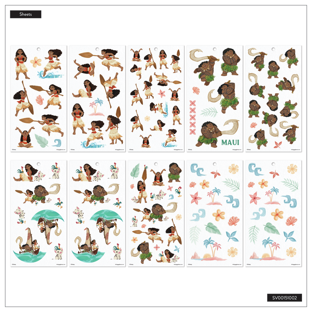 Disney Moana - Value Pack Stickers – Happy Planner