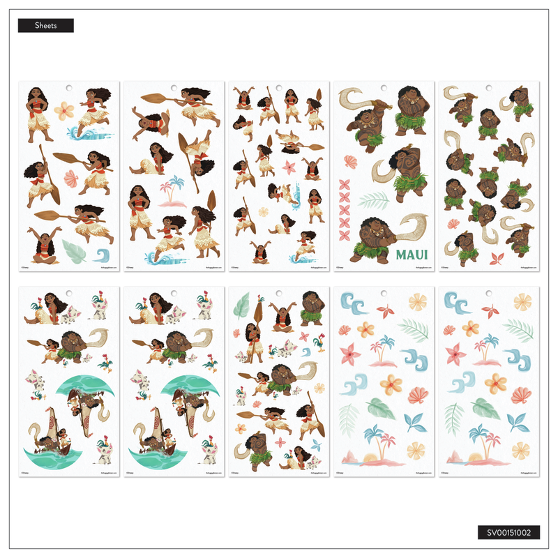 Disney Moana - Value Pack Stickers