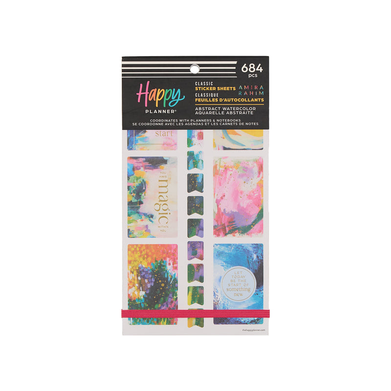 Abstract Watercolor - Value Pack Stickers